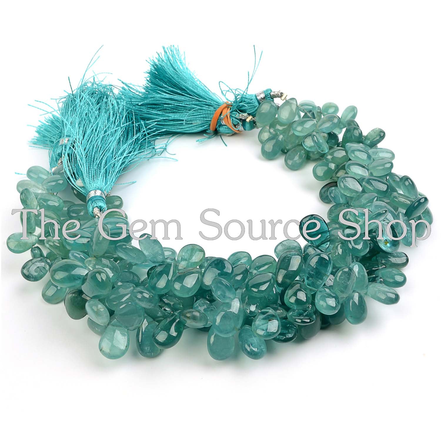 Extremely Rare Natural Grandidierite Pear Smooth Gemstone Beads