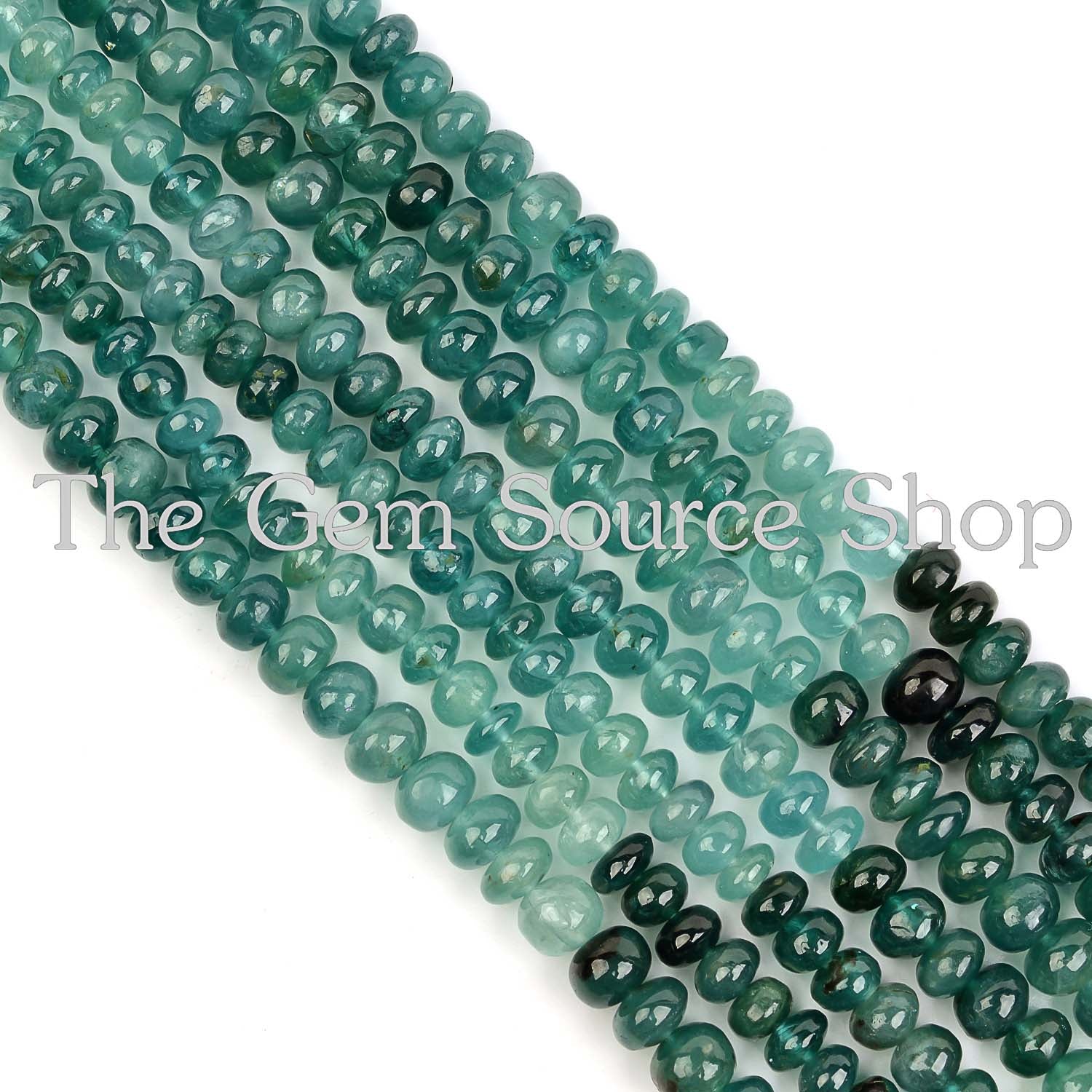 Natural Grandidierite Smooth Rondelle Shape Beads