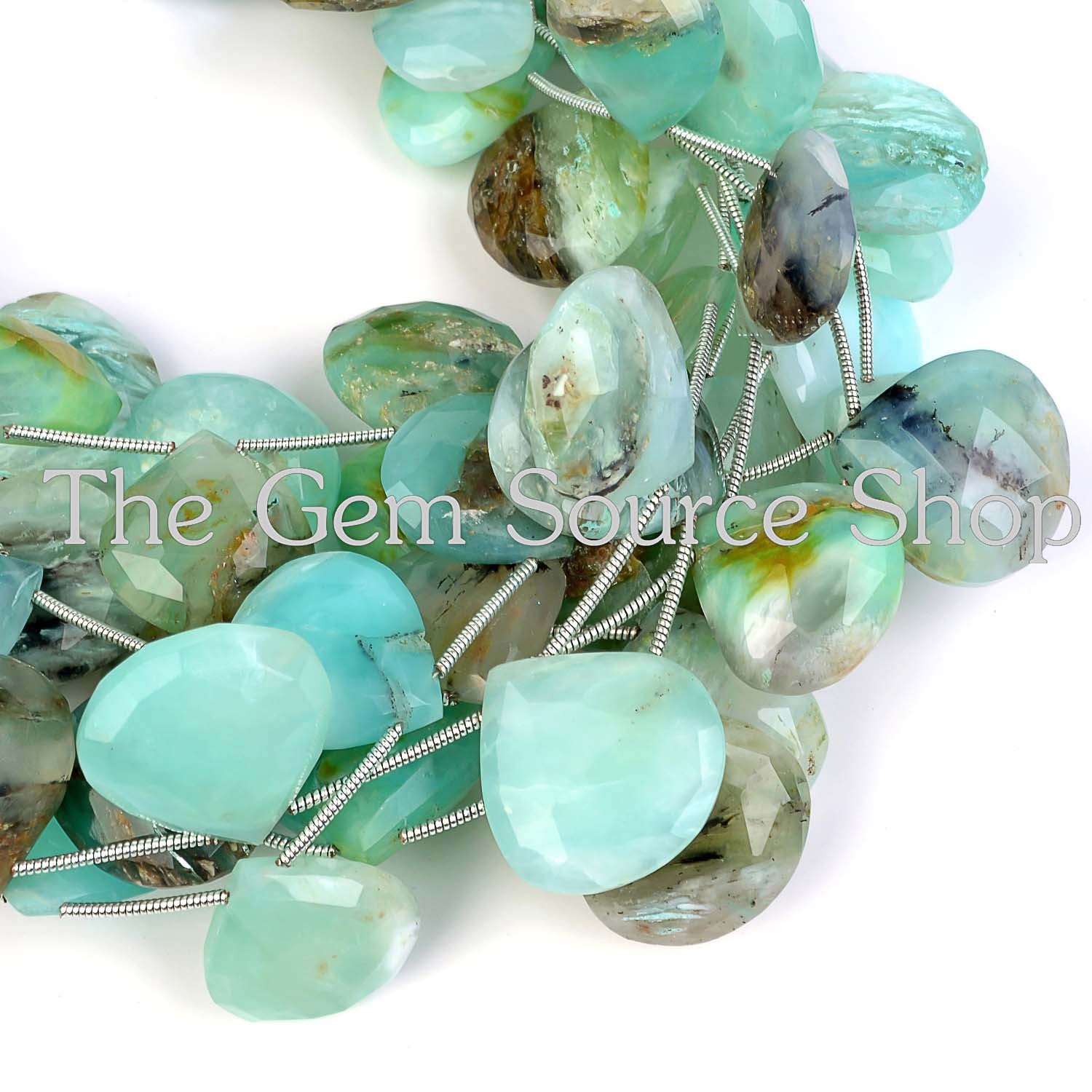 Peruvian Opal Faceted Beads