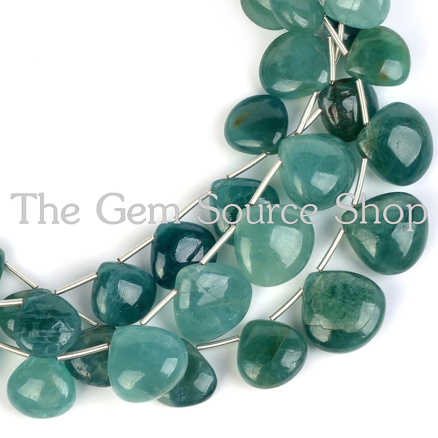 Natural Grandidierite Smooth Heart Shape Beads