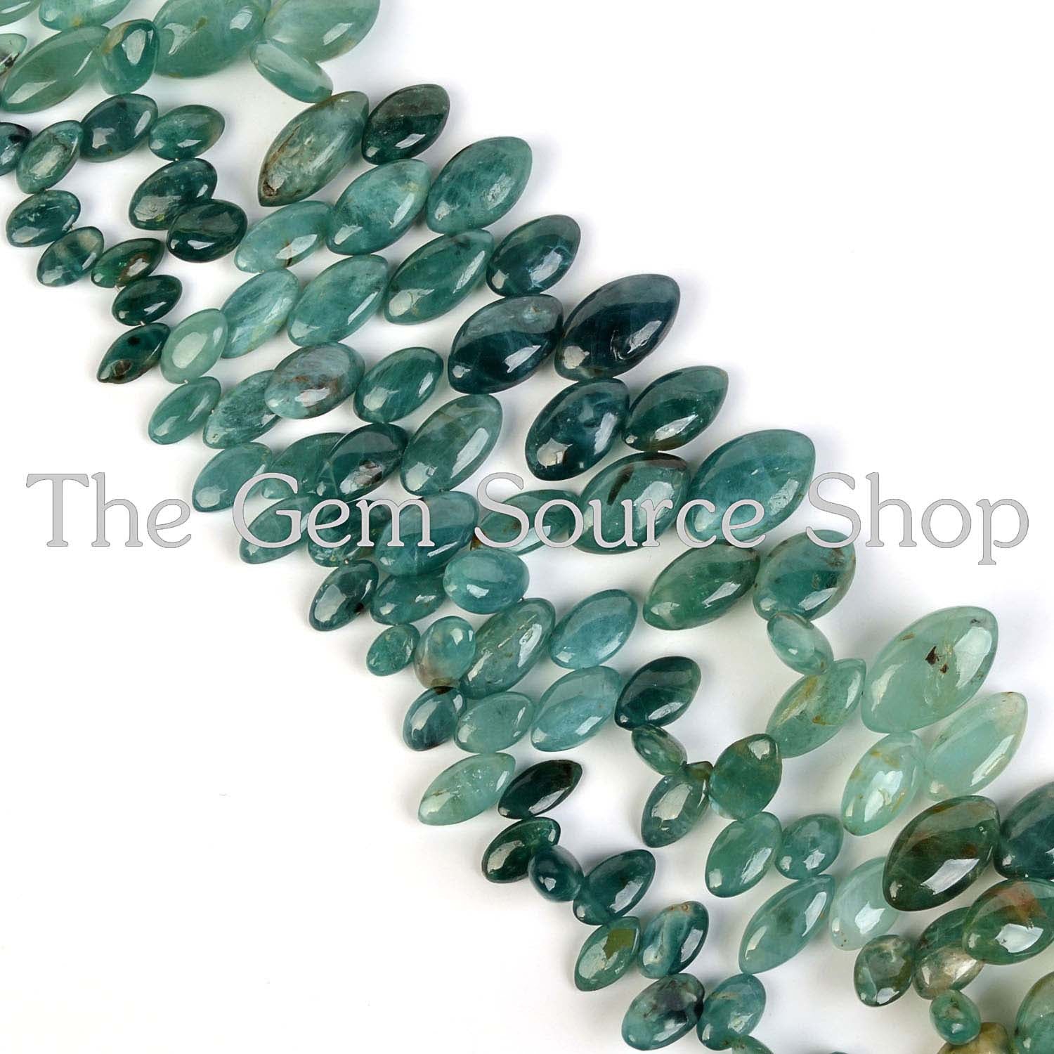 Natural Grandidierite Smooth Marquise Shape Beads TGS-1990