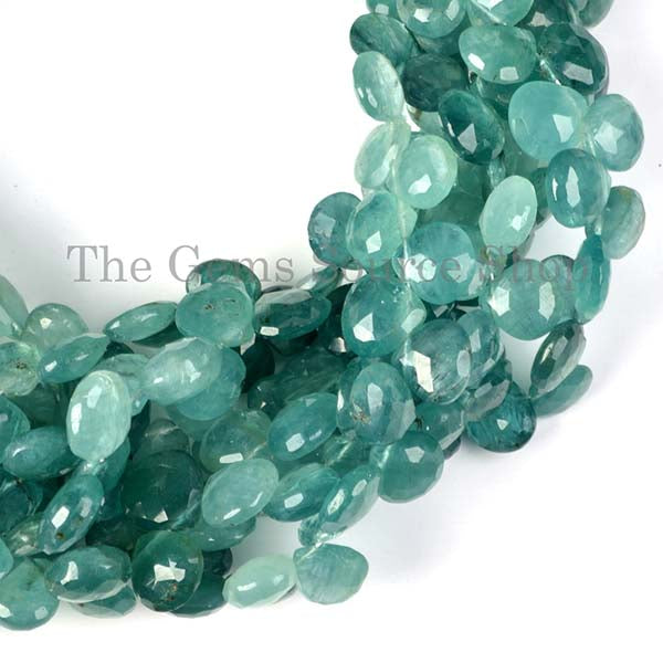 Grandidierite Faceted Side Drill Heart Gemstone Beads TGS-2039