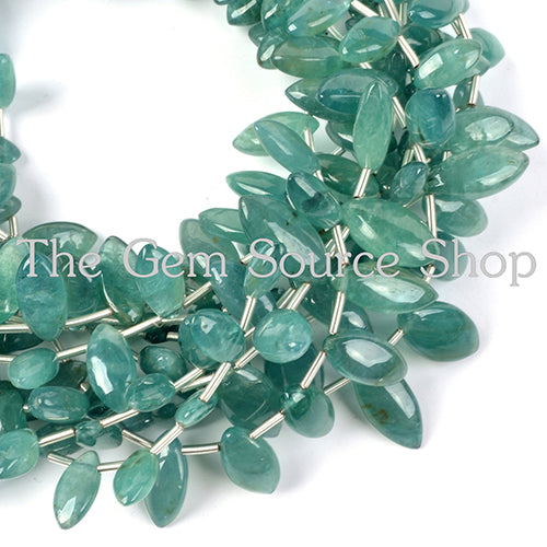 Natural Grandidierite Marquise Shape Gemstone Beads TGS-2133