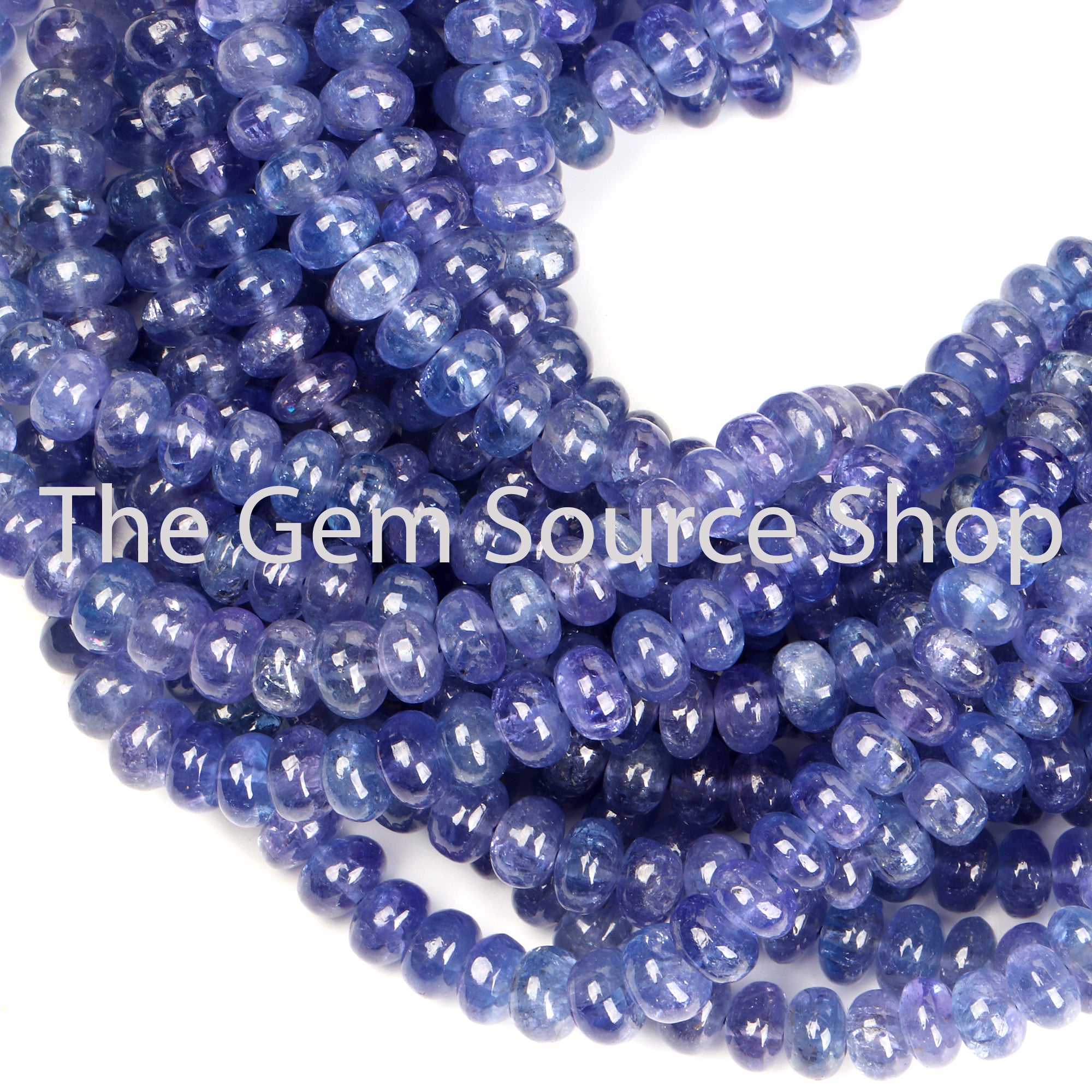 Tanzanite Beads, Tanzanite Rondelle Beads, Tanzanite Smooth Beads, Tanzanite Gemstone Beads