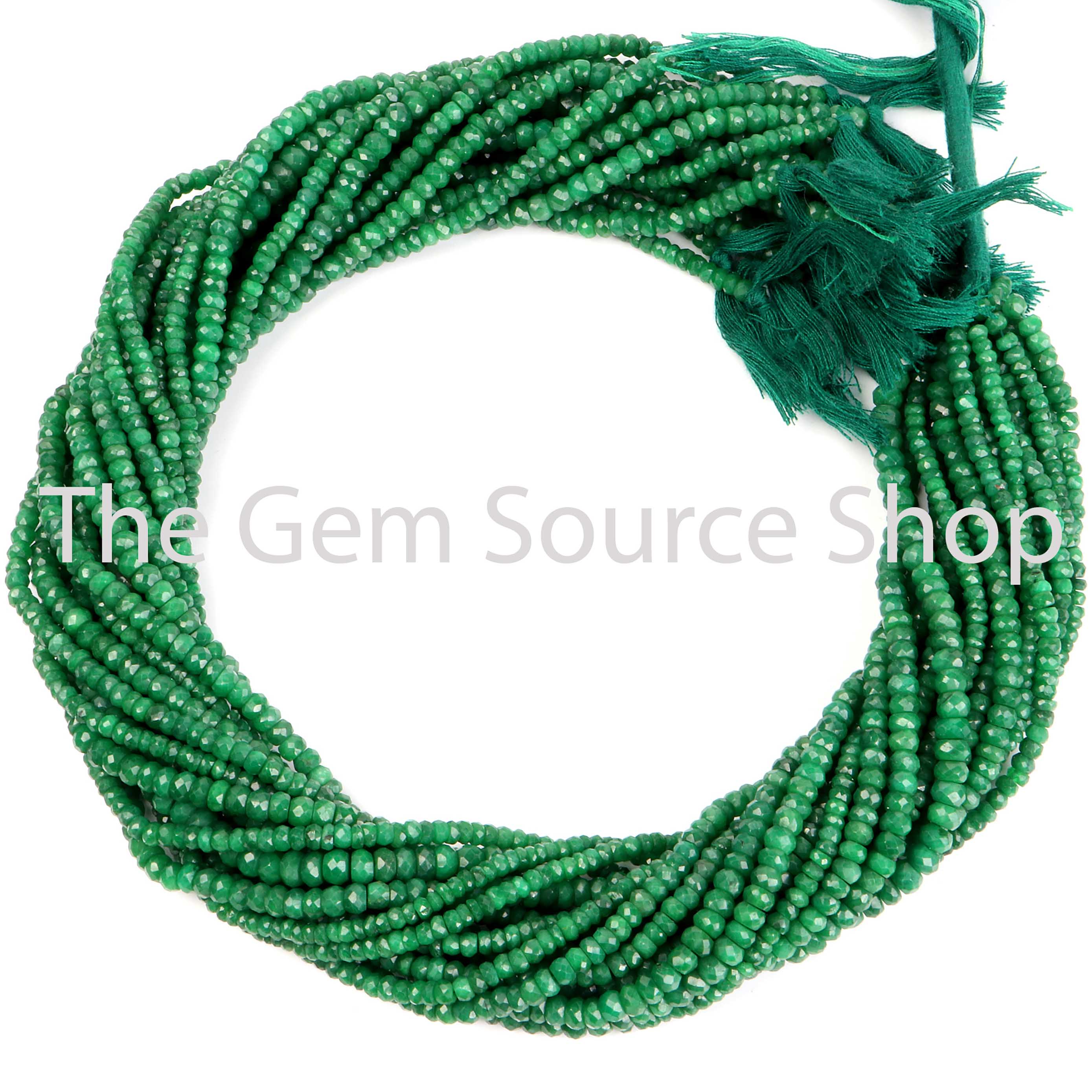 Shiny Green Beads Supplies