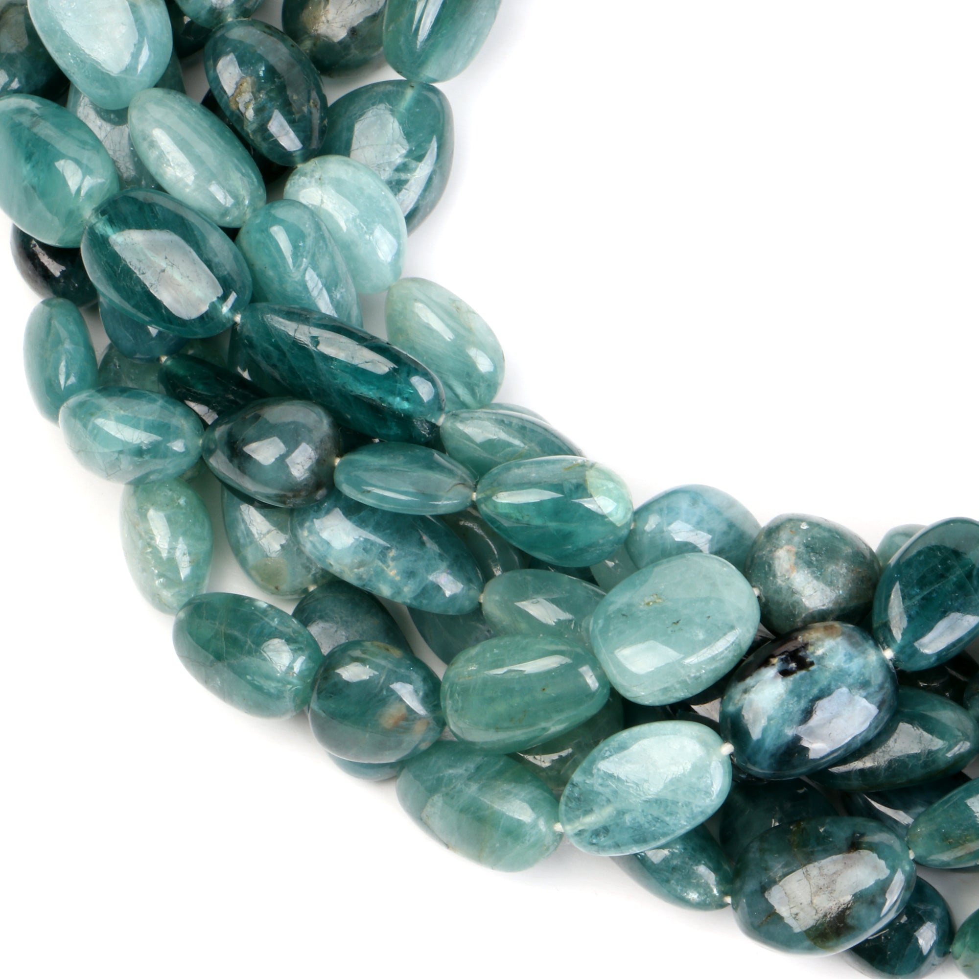 Rare Grandidierite Smooth Nuggets Shape Beads TGS-2445
