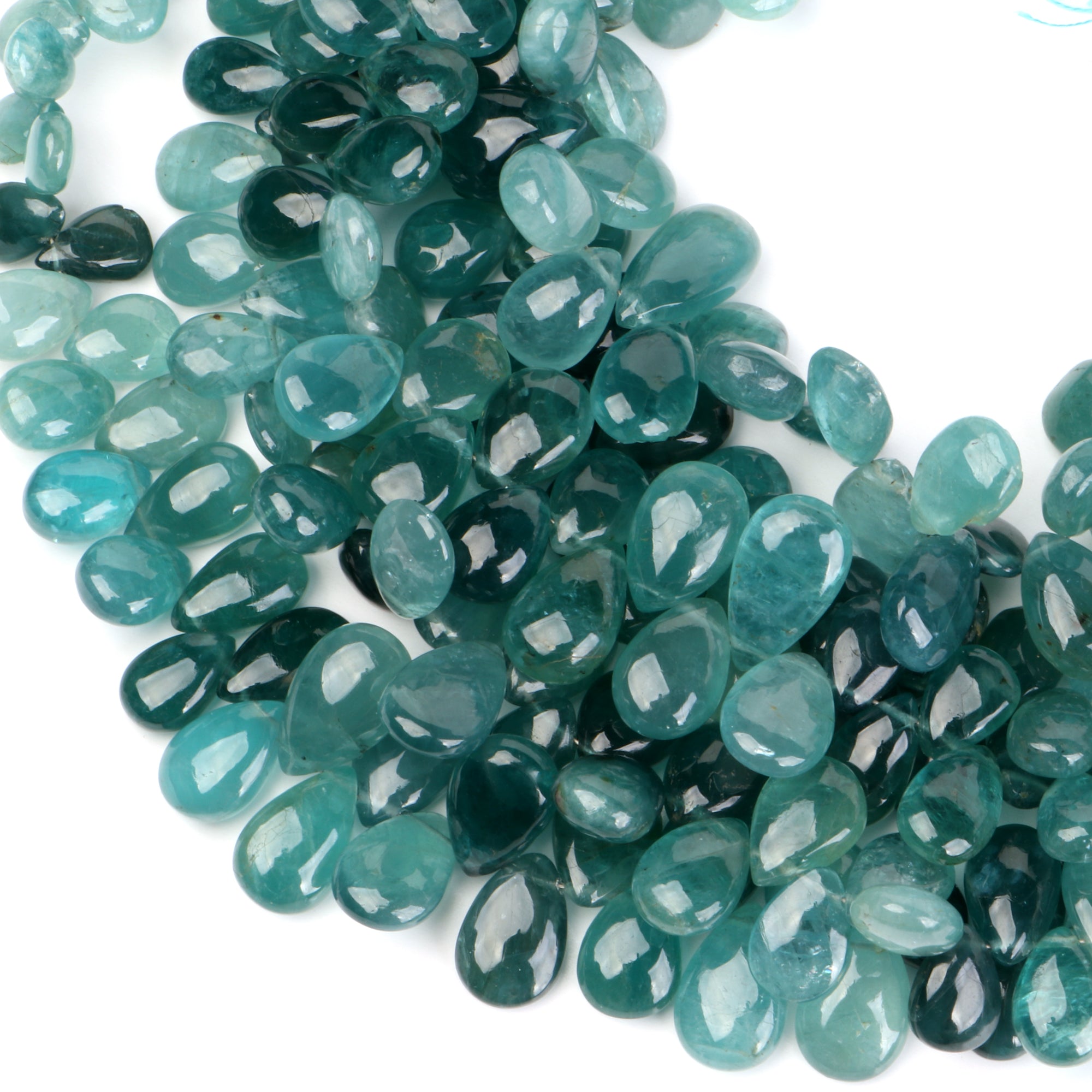 Rare Grandidierite Smooth Pear Shape Gemstone Beads TGS-2446