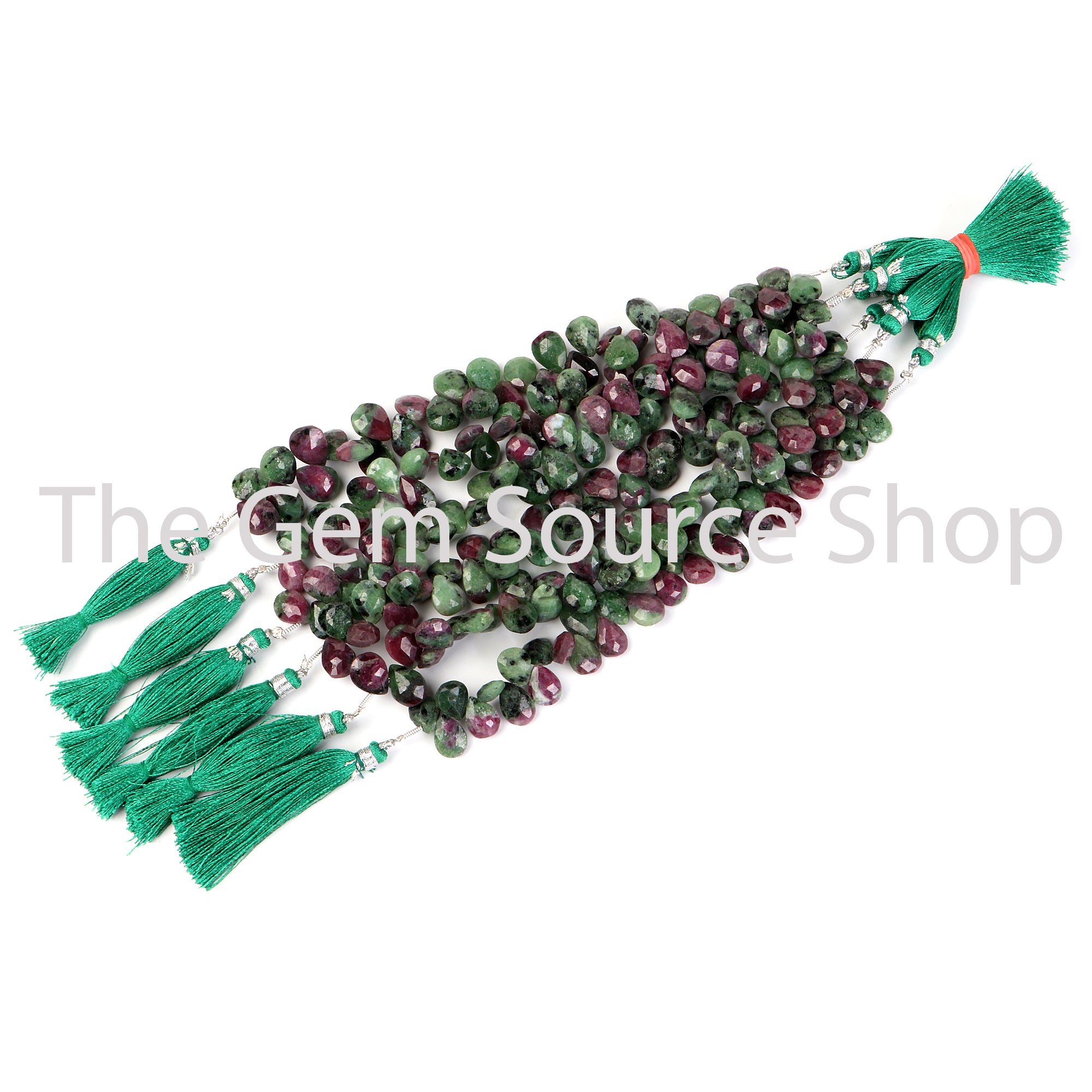 Natural Ruby Zoisite Beads, Ruby Zoisite Pear shape Beads, Ruby Zoisite Faceted Beads, Ruby Zoisite Gemstone Beads