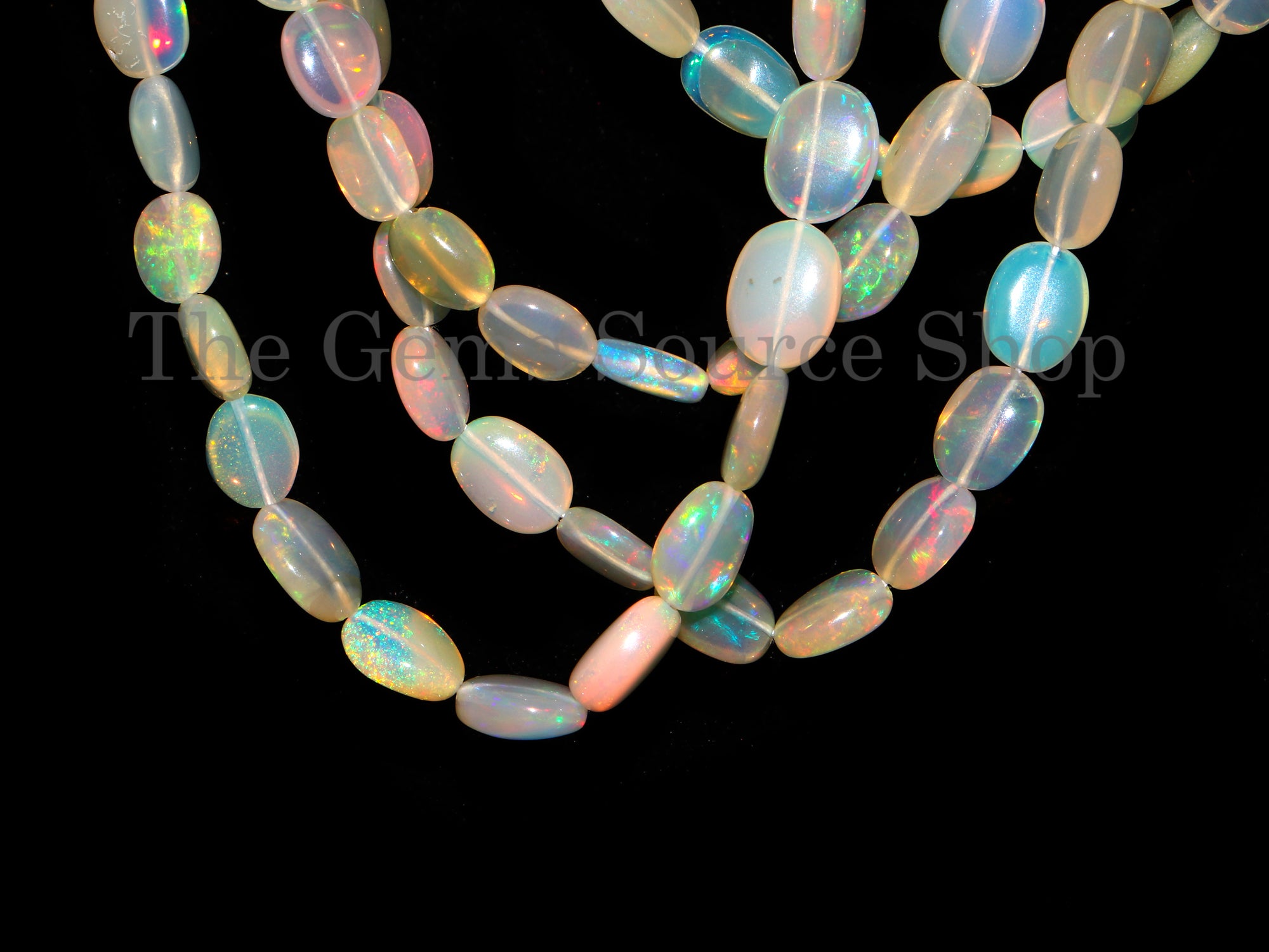 Ethiopian Opal Plain Oval Beads, Smooth Oval Briolette, Opal Beads Jewelry