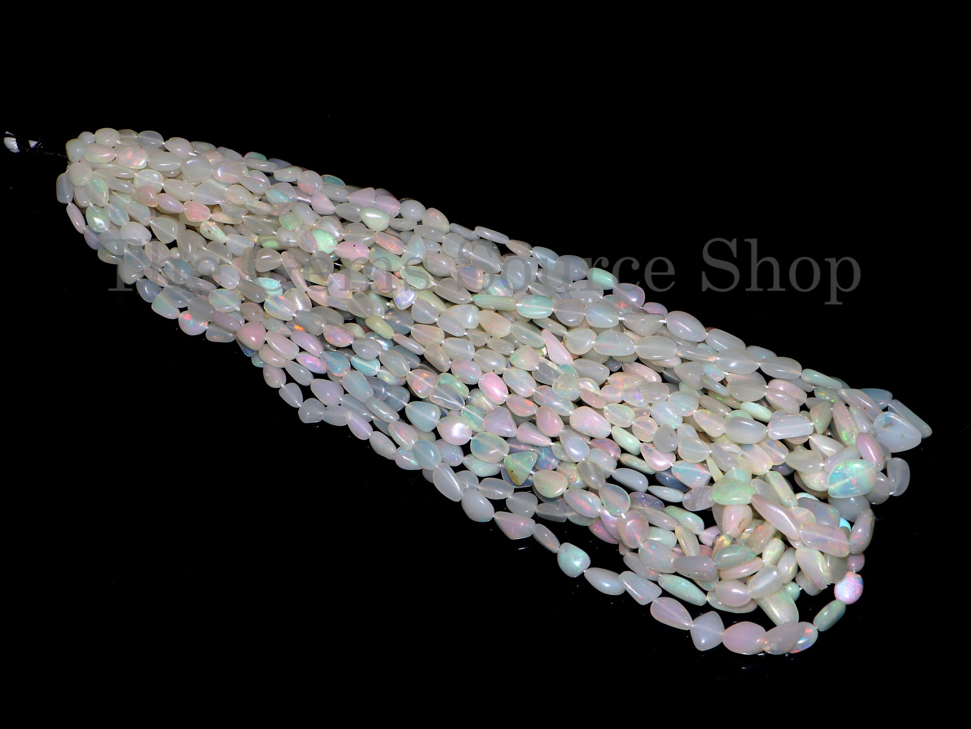 Ethiopian Opal Nugget Beads, Natural Ethiopian Opal, Fancy Opal Smooth Beads