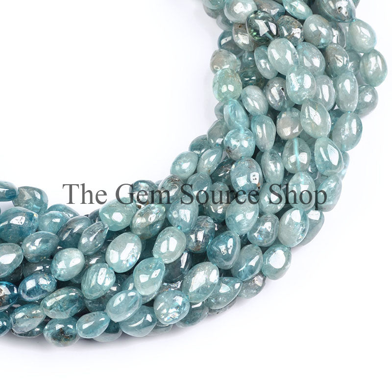 Blue Zircon Beads, Smooth Nugget Beads, Plain Zircon Beads, Plain Nugget, Gemstone Beads