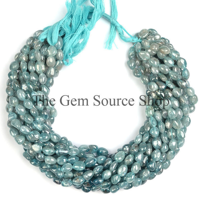 Blue Zircon Smooth Nugget/Tumble Beads 14