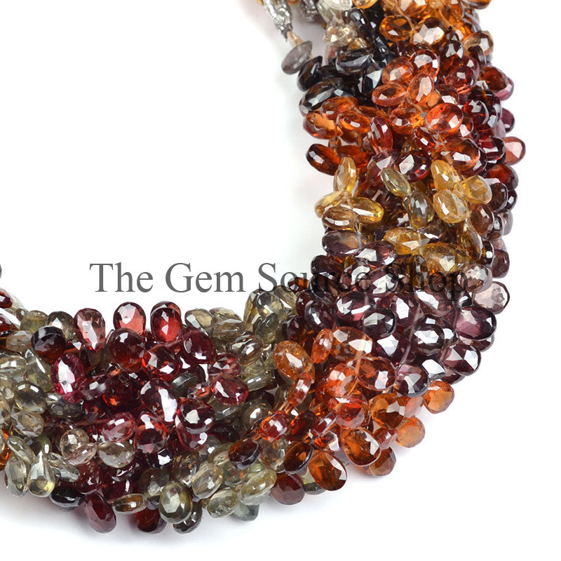 Tundra Sapphire Beads, Tundra Sapphire Pear Shape Beads, Tundra Sapphire Faceted Beads, Tundra Sapphire Gemstone Beads
