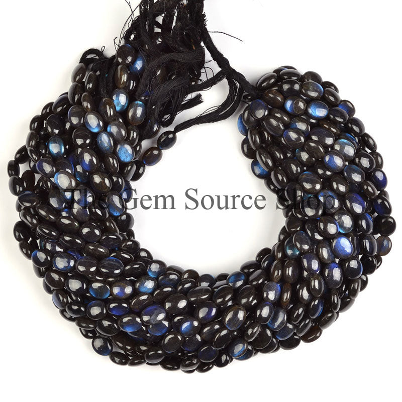 Labradorite Smooth Beads, Plain Oval Shape Beads, Labradorite Gemstone Beads, Labradorite Beads
