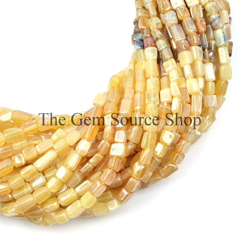 Yellow Opal Beads
