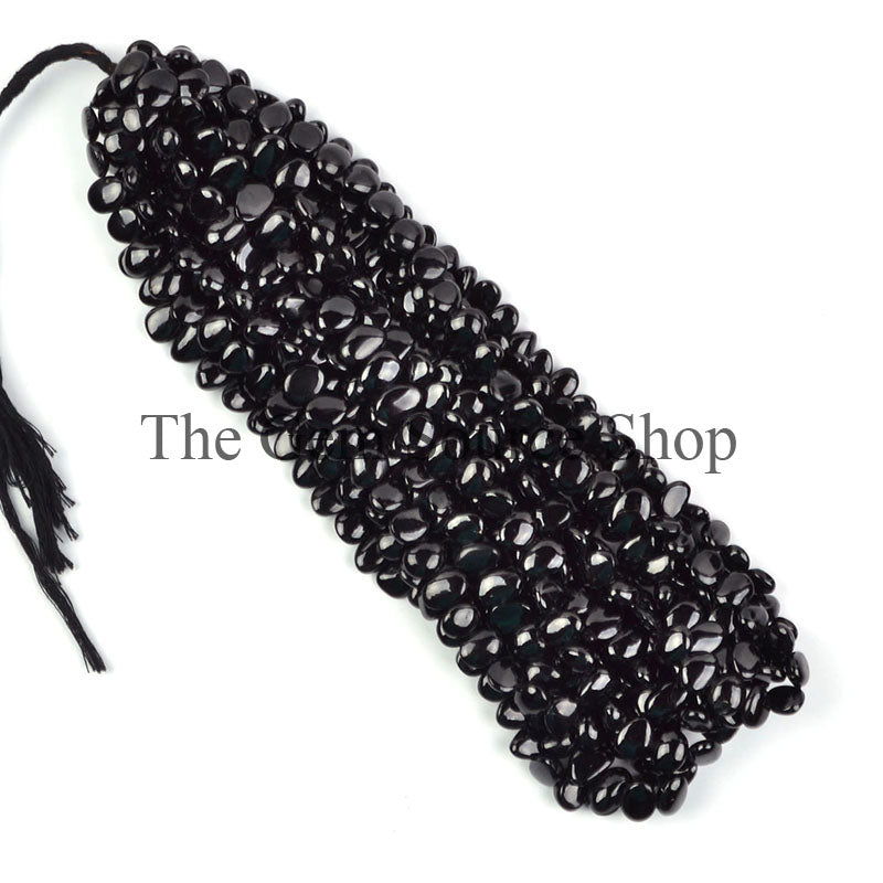 AAA Quality, Black Spinel Beads, Smooth Nugget Beads, Plain Black Spinel, Gemstone Beads